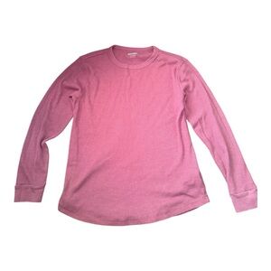 Old Navy Boys XL Maroon Waffle Knit long sleeved Shirt